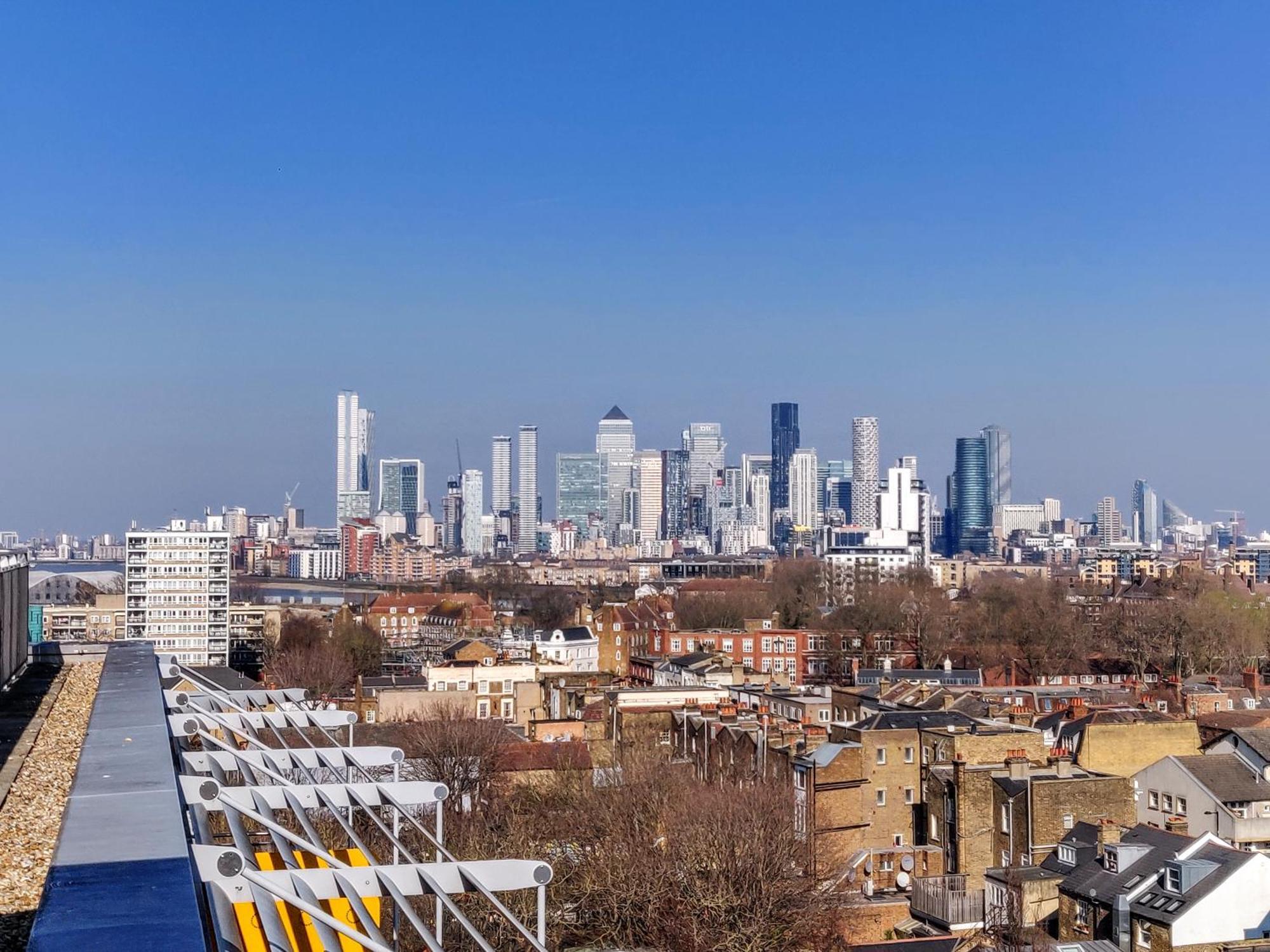 Modern London Apartment Near Greenwich - Rooftop City View Eksteriør bilde
